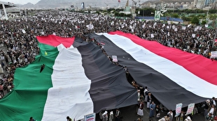 راهپیمایی مرم صنعا، پایتخت یمن در حمایت از مردم فلسطین