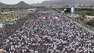 اجتماع مردم یمن در حمایت از ملت فلسطین