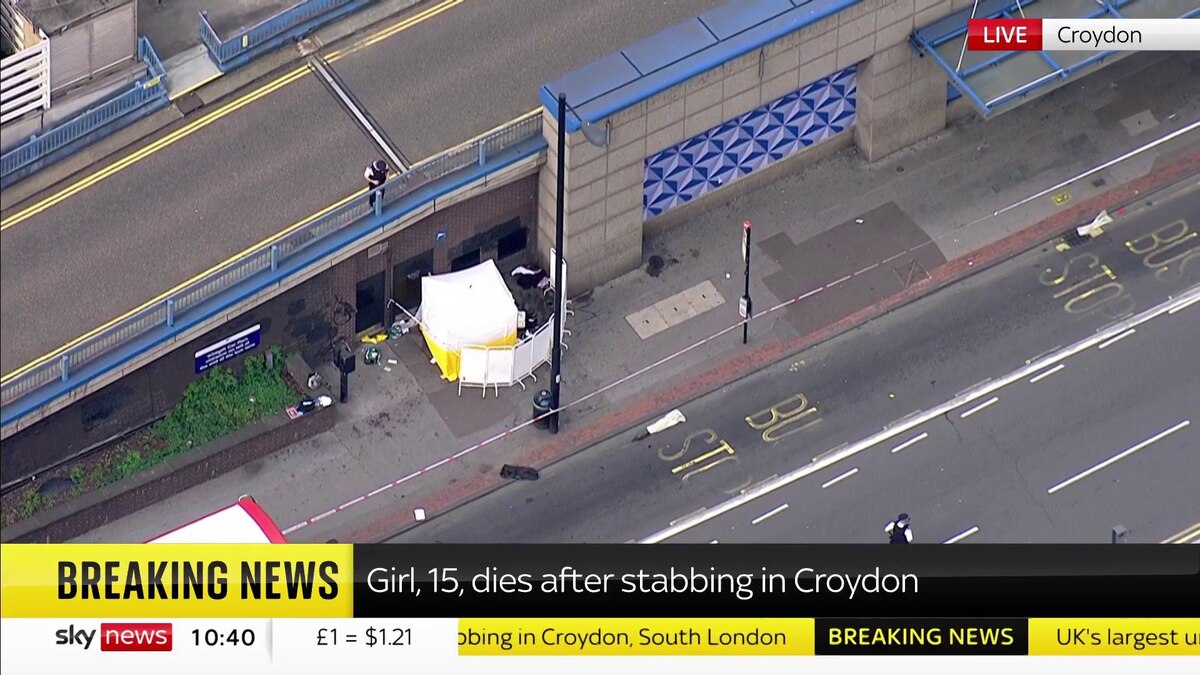 کشته شدن یک دختر نوجوان در لندن بر اثر حمله با سلاح سرد