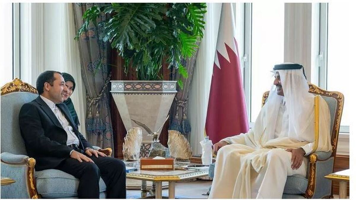 سفیر جدید ایران در دوحه استوارنامه خود را تقدیم امیر قطر کرد