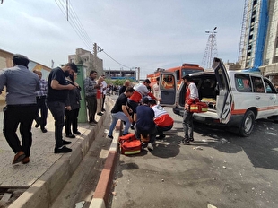 ۱۴ مصدوم در حادثه انفجار یک آپارتمان مسکونی در سمنان